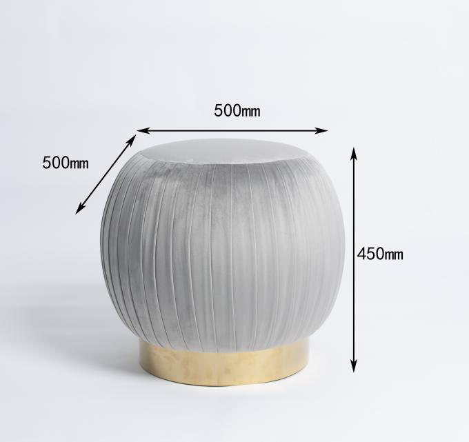 プリーツをつけられるOttoman/腰掛け現代家の家具の甘い座席は赤面する 0