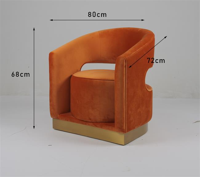 空の設計の68cm Hの余暇の居間のソファー 0