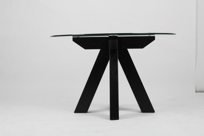 家の居間のオフィスの装飾の明確な色のための現代ガラス コーヒー テーブル 3