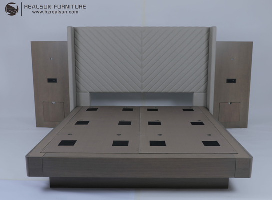 購入 現代Bed With Headboard Hotel王の寝室の家具は置く オンライン製造