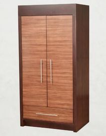 購入 ホテルの寝室のための引出しが付いている木の2つのドアのワードローブの貯蔵の戸棚 オンライン製造
