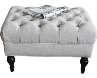 購入 ホテルのための装飾された寝室のOttomanのベンチのカシ木贅沢な家具 オンライン製造