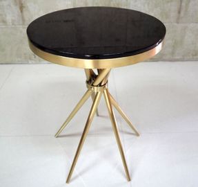 購入 金は緩和されたガラス、十分にAssambledと現代居間のコーヒー テーブルをめっきした オンライン製造