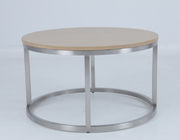 Wood No Folded Modern Round Coffee Table Lobby
