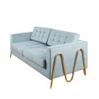 Furniture Decoration Velvet Fabric Contemporary Living Room Sofa Modern