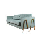 Fabric Upholstery Velvet Couches Luxury Modern Sofa For Living Room W 85cm