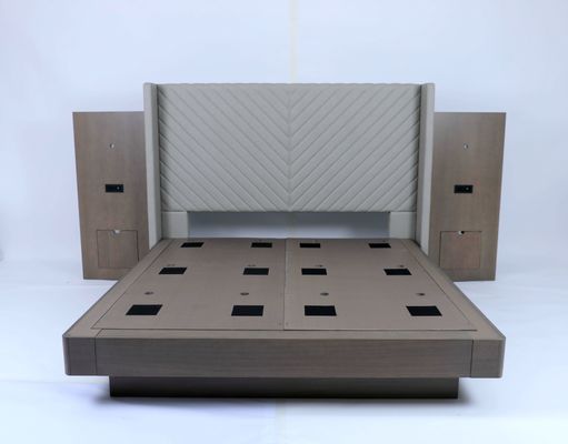 良い値段 顧客用固体カシ木ホテルの家具の寝室セットの贅沢な設計 オンライン