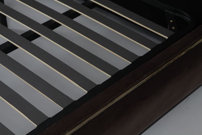 Size金属のジッパーのベッドの寝室の家具のLurxuryのLitの二重王 1
