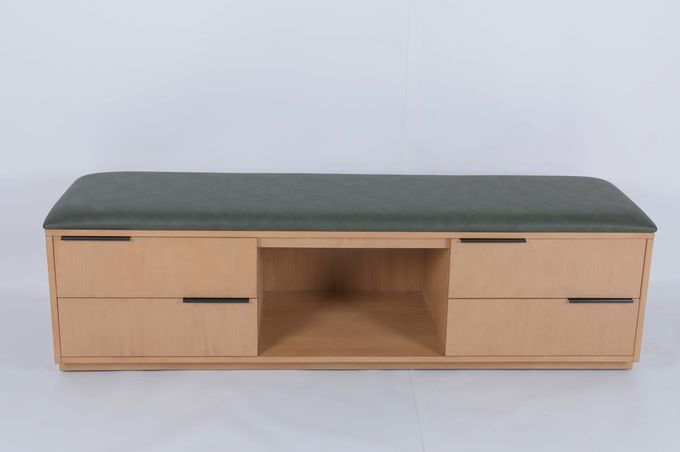 木製 豪華 商用 ホテル 荷物 ベンチ 引き出し 2